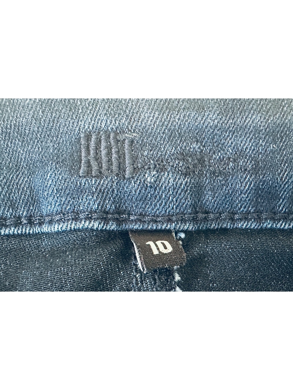 Med-Dark Blue Women's Kut from the Kloth “Baby Bootcut”Jeans Size 10 Exc.Cond - Picture 11 of 14